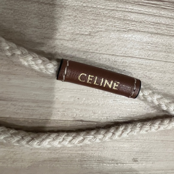Celine Leather Phone Sunglass Pouch Crossbody Strap - Picture 8 of 9